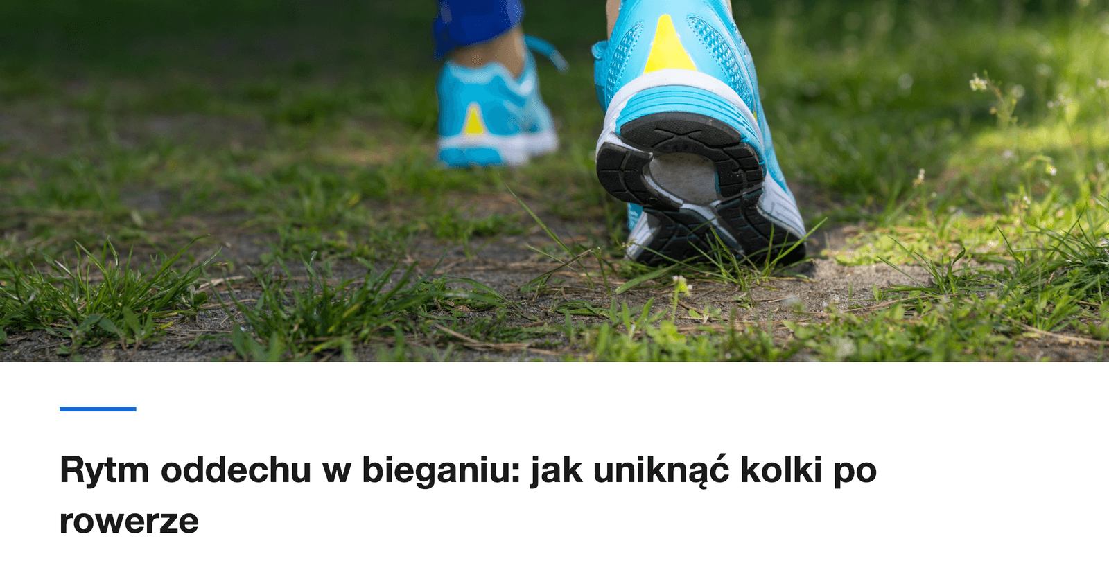 Rytm oddechu w bieganiu: jak uniknąć kolki po rowerze